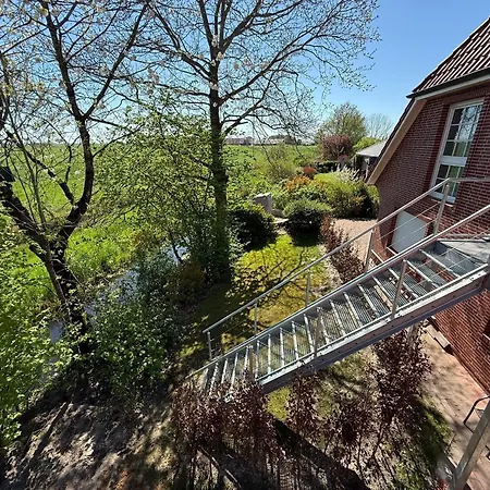 Διαμέρισμα Ferienwohnung Deichblick - Nordseeurlaub In Hochwertiger 140Qm Fewo Mit Garten Im Idyllischen Butjadingen