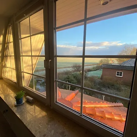 Neues Feriendomizil Deichblick - Nordseeurlaub Mit Balkon Und Garten Im Idyllischen
