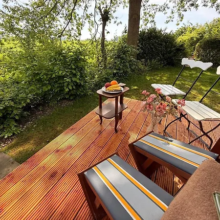 Neues Feriendomizil Deichblick - Nordseeurlaub Mit Balkon Und Garten Im Idyllischen דירה