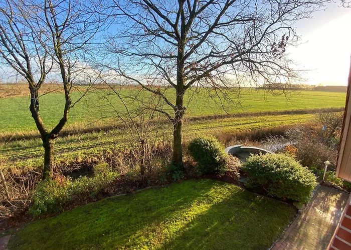 Διαμέρισμα Ferienwohnung Deichblick - Nordseeurlaub In Hochwertiger 140Qm Fewo Mit Garten Im Idyllischen Butjadingen